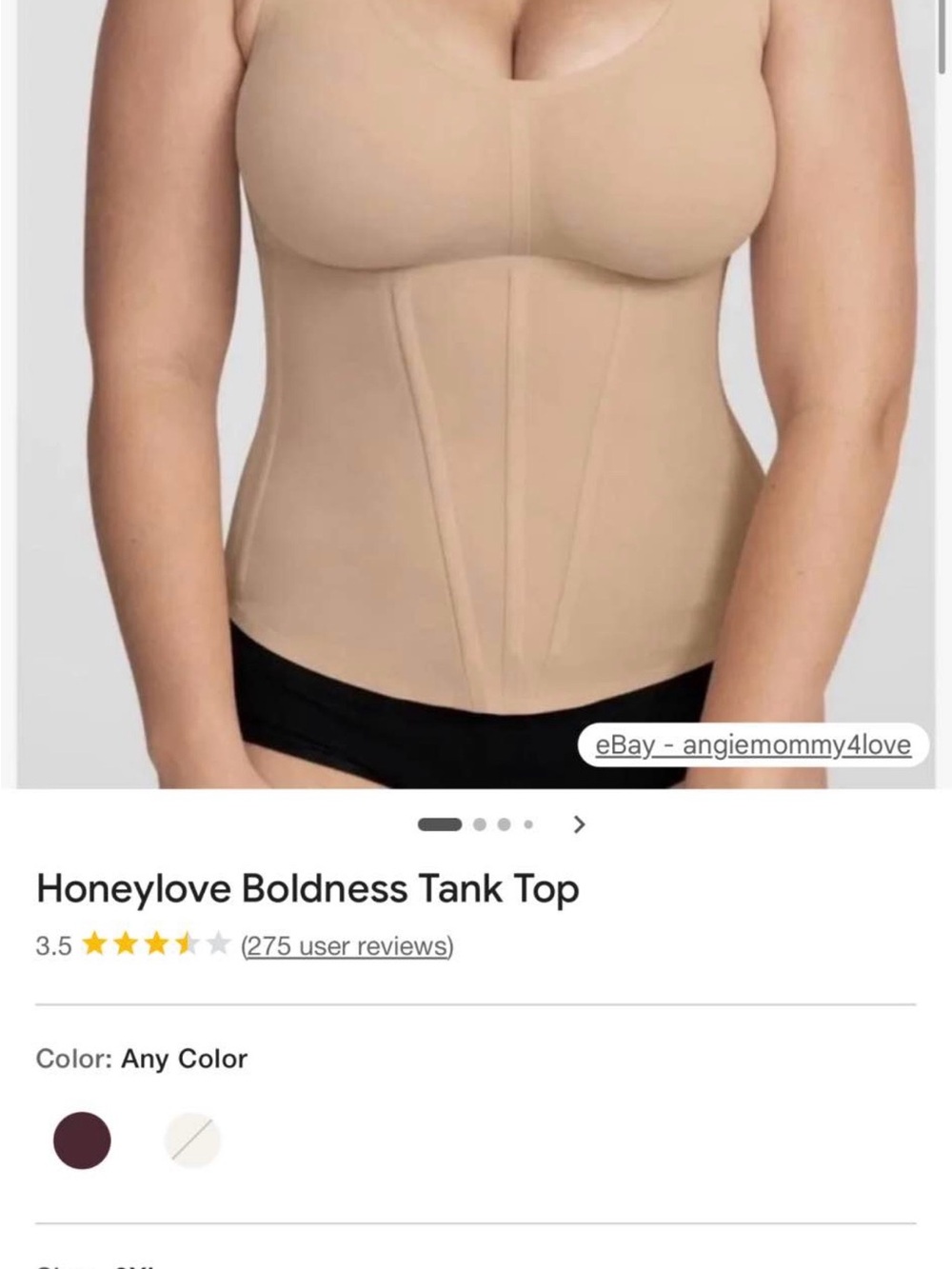 Honeylove Sculpting Tank - Beige